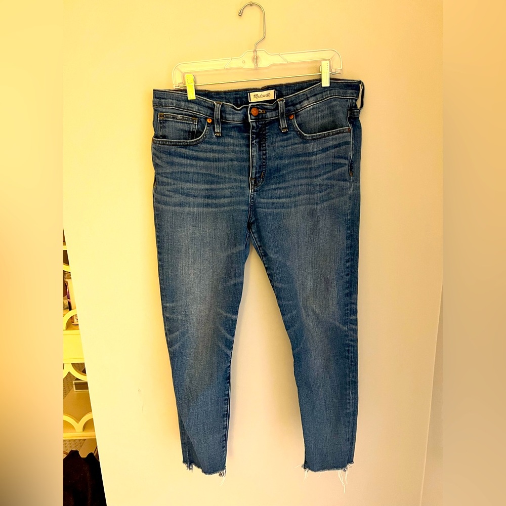 Madewell 9” High Rise Skinny Crop Denim